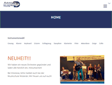 Tablet Screenshot of musikschule-wolanski.de